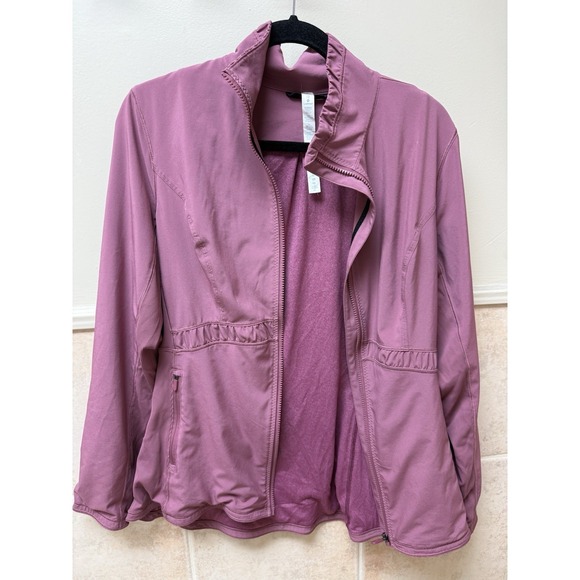 Lululemon Round Trip Jacket – Merlot / Dashing Purple – Size 12 - Picture 14 of 16